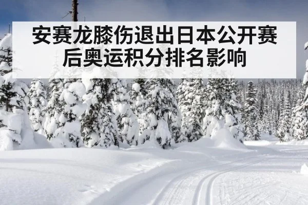 安赛龙膝伤退出日本公开赛后奥运积分排名影响